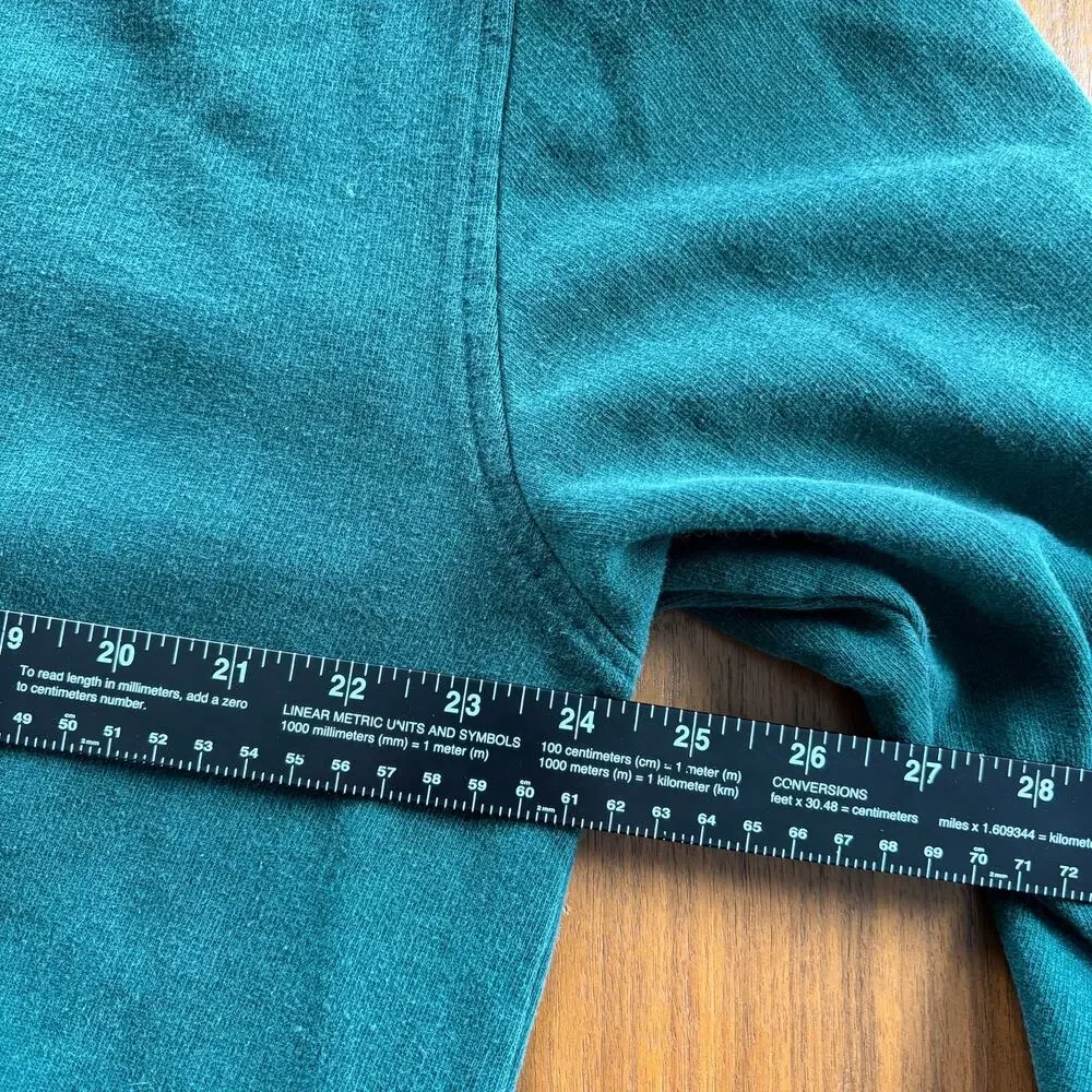 Vintage Dr. Seuss Brand Mister Grinch Embroidered Sweatshirt V Neck Size Unknown - Picture 6 of 7